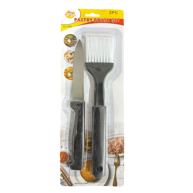 Pastry Brush & Knife Set