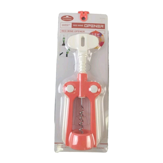 Plastic Corkscrew & Wine Bottle Opener 18cm
