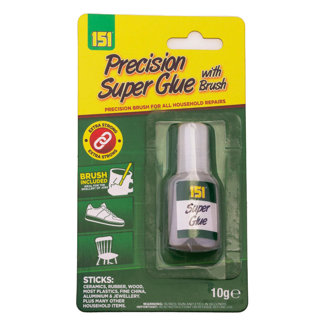 Precision Super Glue With Brush 10gm