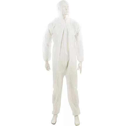 Protective Painting Suit White Indoor Outdoor Disposable Painting One Size