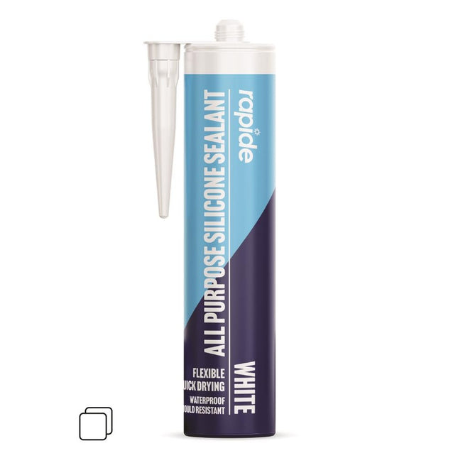 RAPIDE ALL PURPOSE SILICONE SEALANT WHITE 260ML