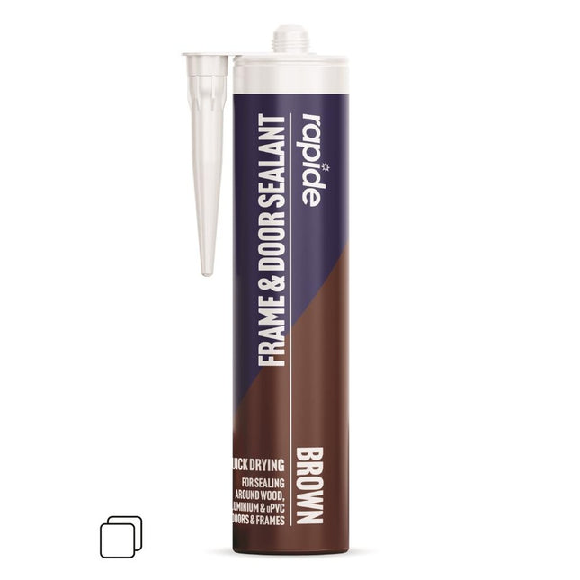 RAPIDE FRAME & DOOR SEALANT CARTRIDGE BROWN 260ML
