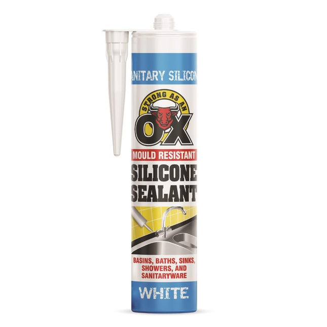 SAAO MOULD RESISTANT SILICONE SEALANT WHITE 300ML