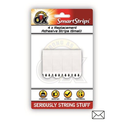 SAAO REMOVABLE REPLACEMENT STRIP SMALL - 4PK