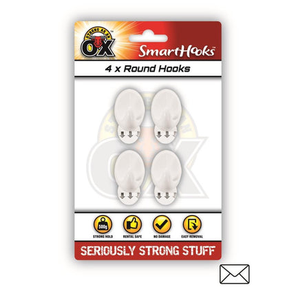 SAAO ROUND HOOKS 4PK