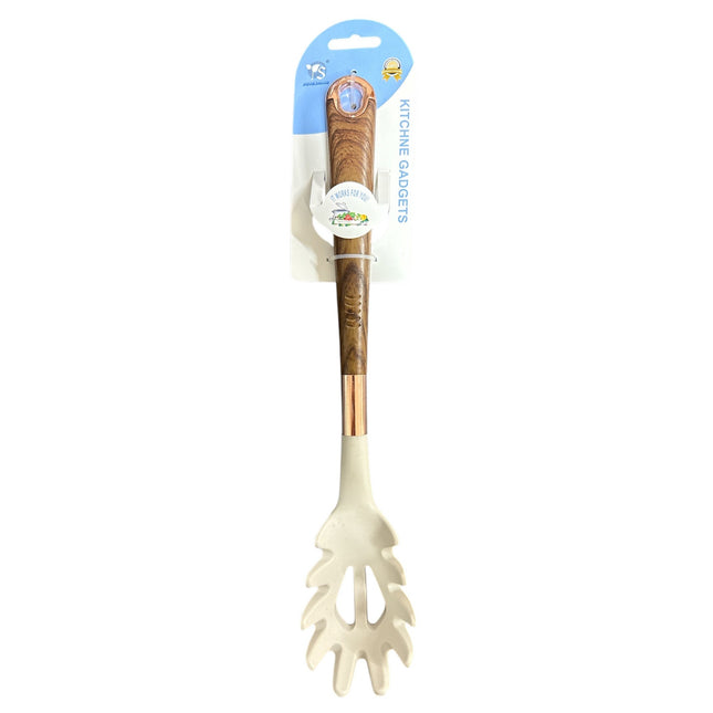 SILICONE NOODLE WITH PLASTIC HANDLE