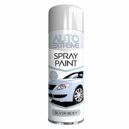 SPRAY PAINT GLOSS SILVER BODY 250ML