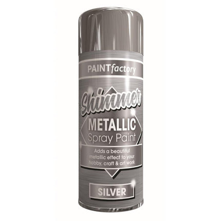 SPRAY PAINT METALLIC SILVER 200ML