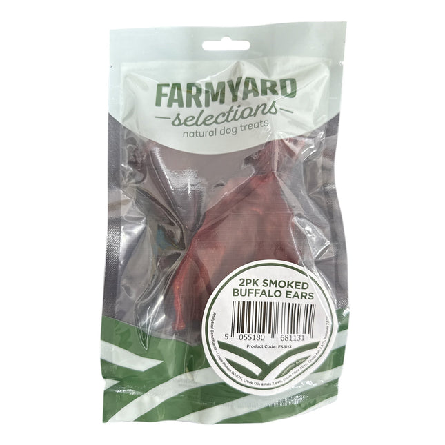 Smoked Buffalo Ears 2Pk