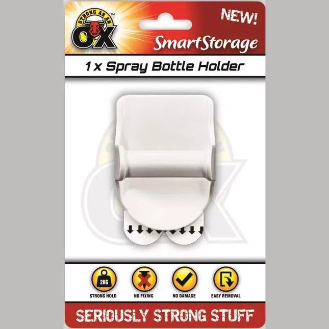 Spray Bottle Holder Adhesive Rack Spray Can Holder Wall 6 x 8.5cm