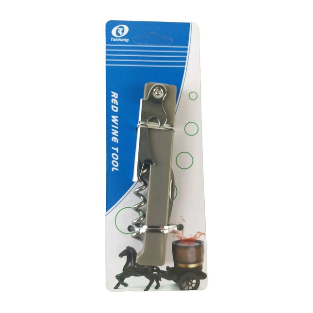 Stainless Steel Corkscrew & Wine Bottle Opener