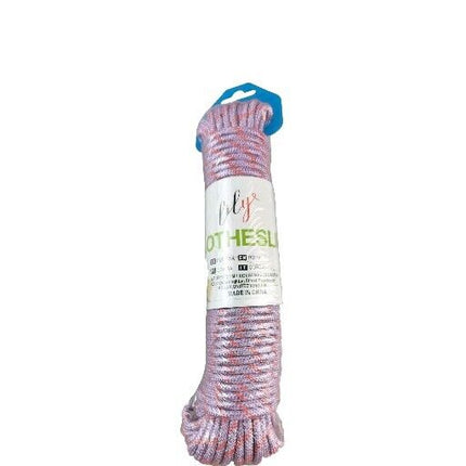 Strong Multipurpose Clothes Washing Line Laundry Rope 4mmx20m Random Colour