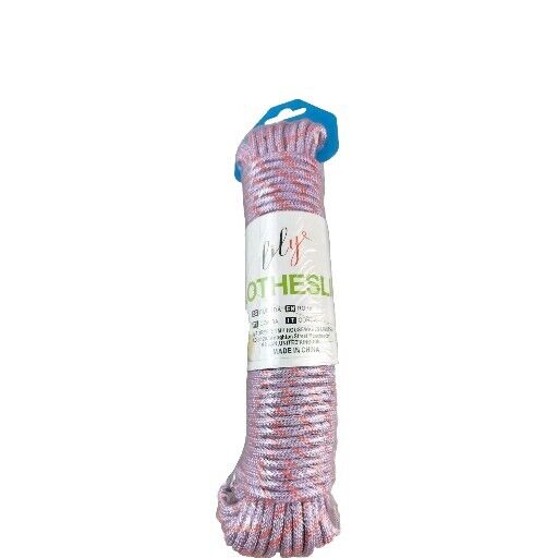 Strong Multipurpose Clothes Washing Line Laundry Rope 4mmx20m Random Colour