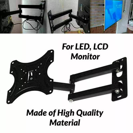 Tilt Swivel TV Wall Mount Bracket For 10"- 42" Inch LCD LED Plasma Flat Monitor