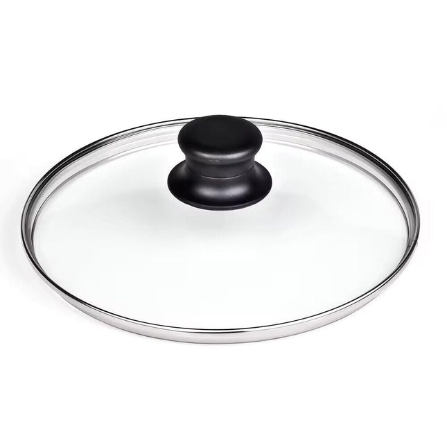 Transparent Glass Cover Kitchen Cookware Lids for Saucepans Frying Pans 14-34