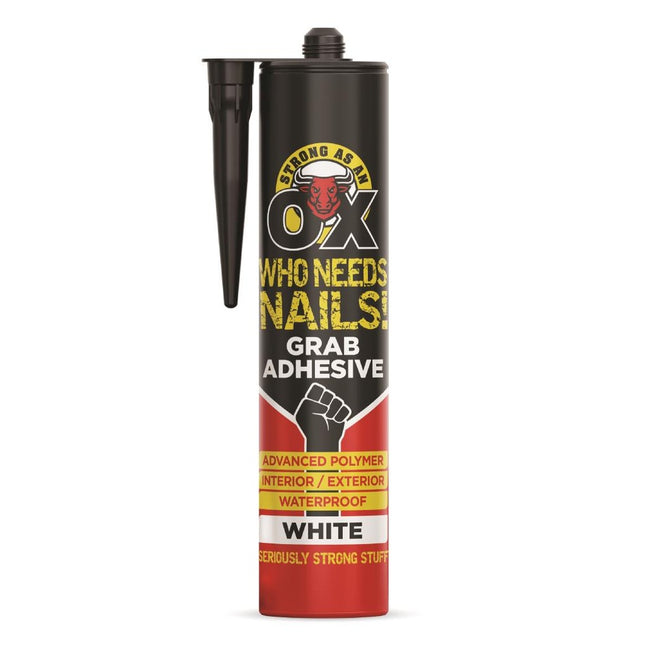WHO NEEDS NAILS GRAB ADHESIVE WHITE 280G