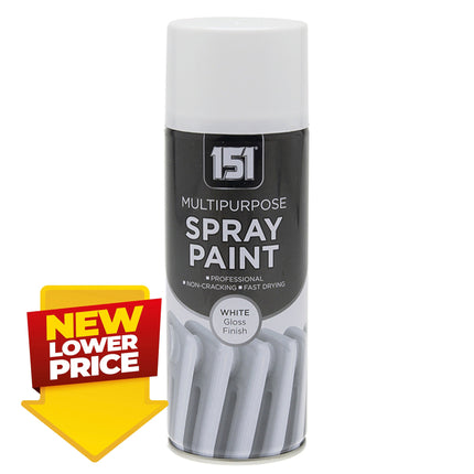 White Gloss Spray Paint 400ml