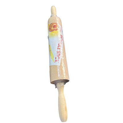 Wood Rolling Pin Dough Movable Stick42x5.5cm