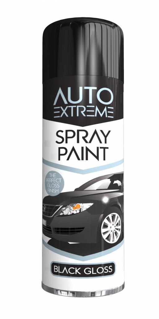 Ax Spray Paint Gloss Black 250Ml
